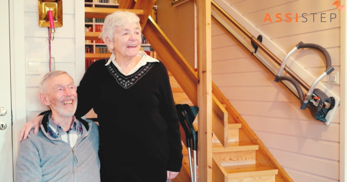 AssiStep | Eldri And Her AssiStep Stair Aid